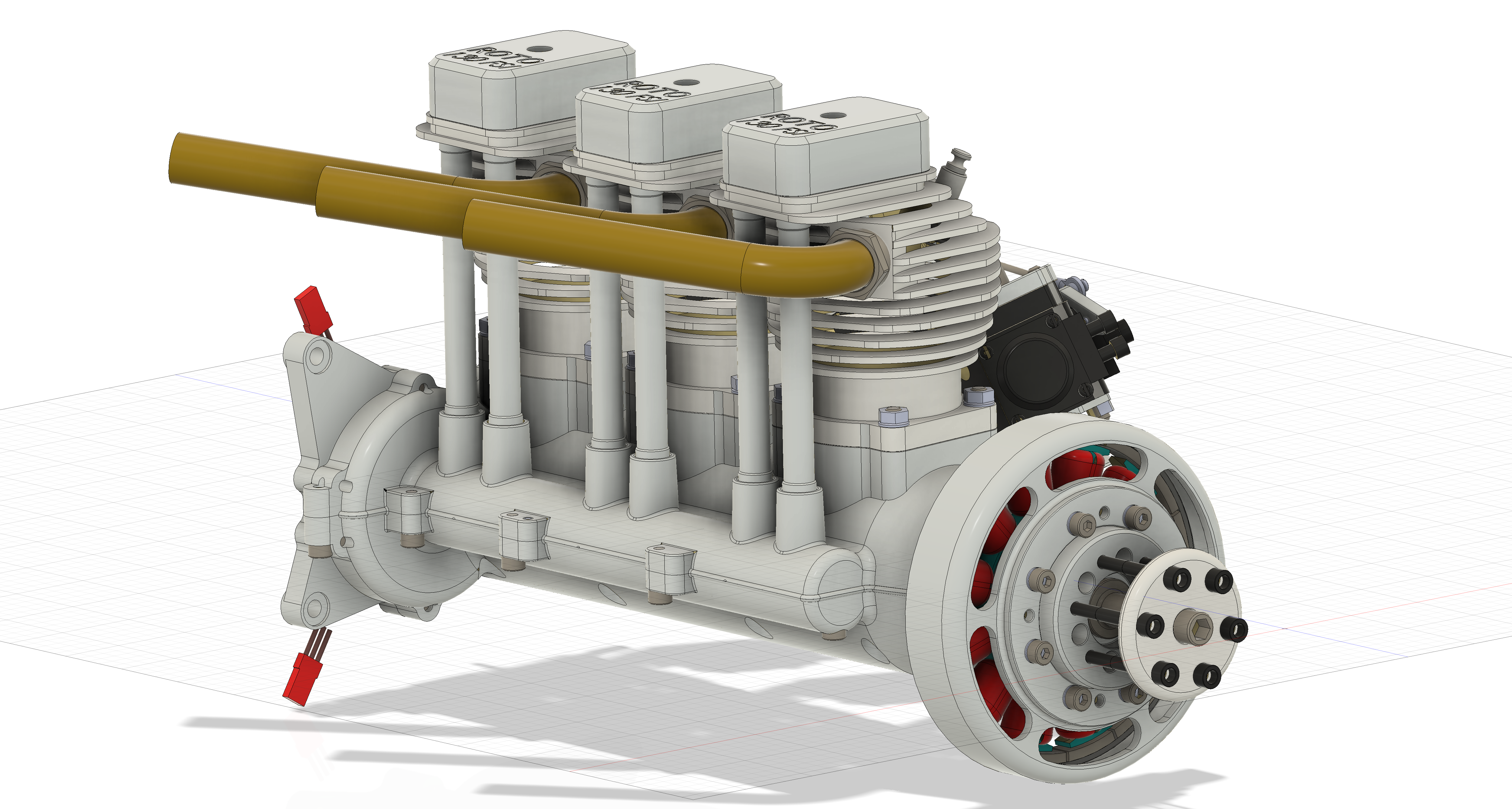 单缸四冲程风冷汽油内燃机